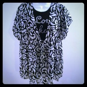 AGB Short Sleeve Blouse